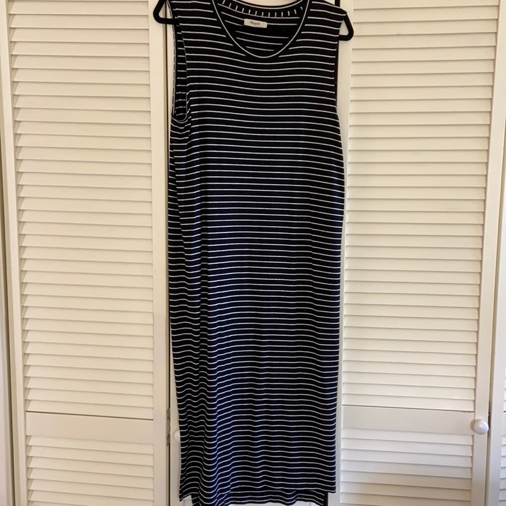 MIDI Madewell Striped T-shirt Dress